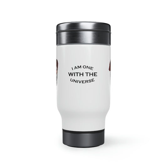 Stainless Steel Travel Mug with Handle, 14oz